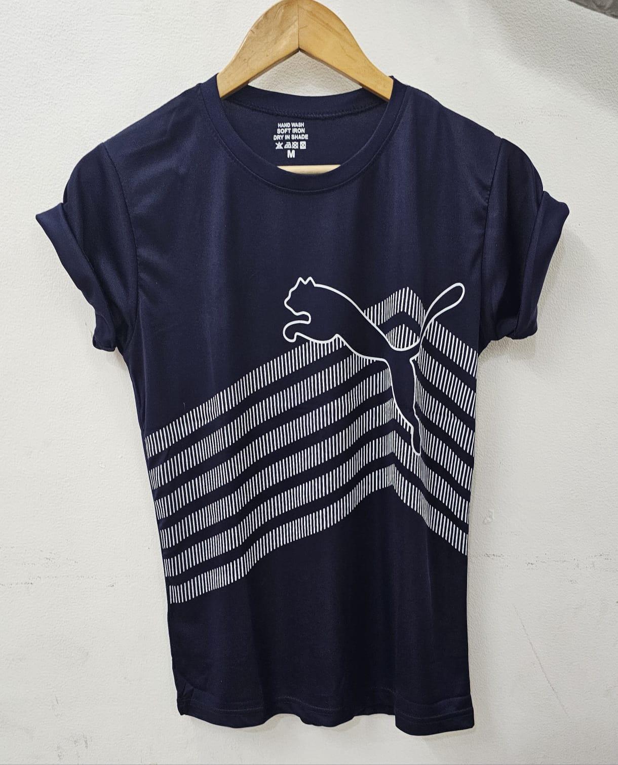 Men's Half Sleeve Printed Polyester T-shirt